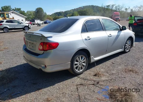 2009 Toyota Corolla S z USA, uszkodzony, nr VIN 2T1BU40E39C134634